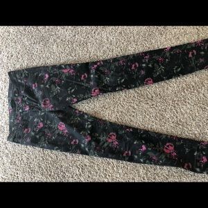 Joes jeans. Black and Floral print